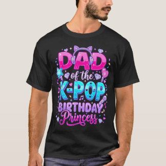 K-POP 誕生日 プリンセスのパパ 韓国音楽 Tシャツ