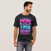 K-POP 誕生日 プリンセスのママ 韓国音楽 Tシャツ (正面フル)