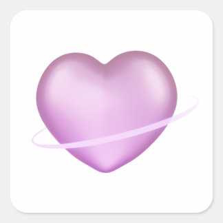 K-Pop 3D Heart スクエアシール