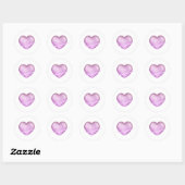 K-Pop 3D Heart ラウンドシール (シート)