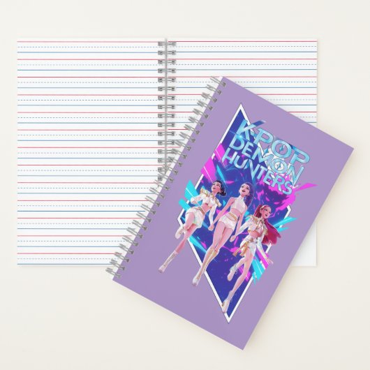 K-Pop Anime Idol Group Spiral Notebook ノートブック (内側)