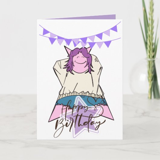 K-pop Birthday Card カード (正面)