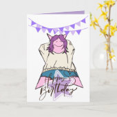 K-pop Birthday Card カード (黄色い花)