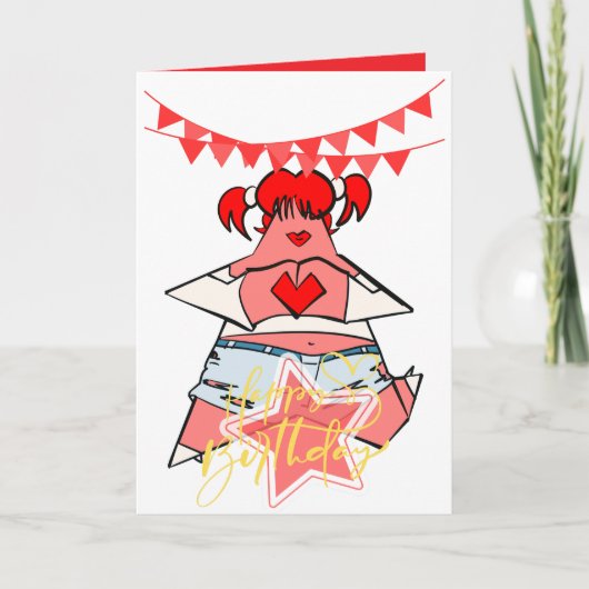 K-pop Birthday Card カード (正面)