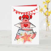 K-pop Birthday Card カード (黄色い花)