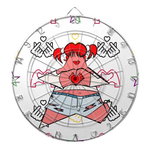  K-Pop Games & Puzzles ダーツボード (正面)