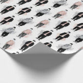 K-Pop Idols Silhouette Aesthetic Seamless Pattern  ラッピングペーパー (角)