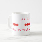 K-pop Inspired What is Your Love Song ARMY Gift コーヒーマグカップ (正面左)