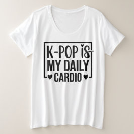 K-POP Is My Daily Cardio バケットハット プラスサイズTシャツ
