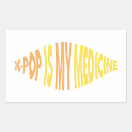 K-Pop Is My Medicine Ver 1 ステッカー
