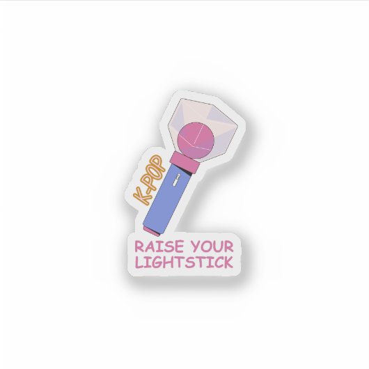 K-POP Raise your lightstick シール (正面)