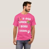 K-Pop Ramen Boba K-Drama K-Pop Tシャツ (正面フル)