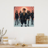 K-POP - SEOUL - ASIA ポスター (キッチン)