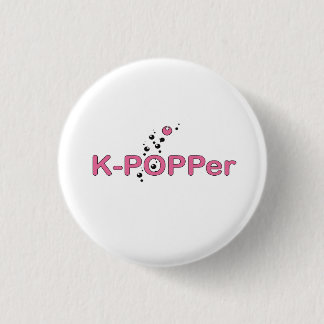 K-Popperのピンク 缶バッジ