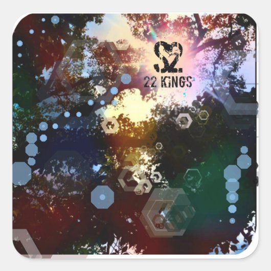 K-Town Treesステッカー スクエアシール (正面)