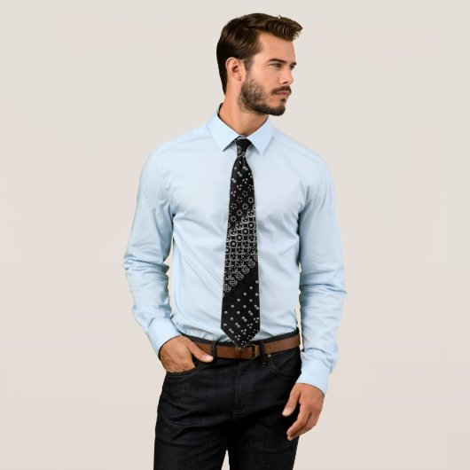 K Yoncichによる12桁のフィボナッチ配列 ネクタイ (インサイチュ)