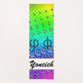 K Yoncichによる12桁のフィボナッチ配列 ヨガマット (正面)
