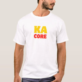 KA CORE レトロ・カルナタカ州プライドTシャツ | カンナダ語 Tシャツ