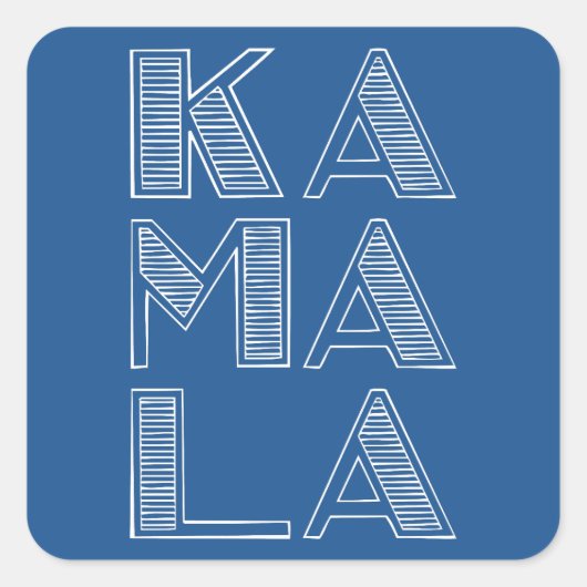 KA MA LAスタック文字ハリス社長2024 スクエアシール (正面)