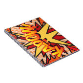 KA-POWおもしろいレトロ漫画ブックアーポップ・アートのト ノートブック (右側)