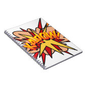 KA-POWおもしろいレトロ漫画ブックアーポップ・アートのト ノートブック (右側)