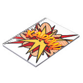 KA-POWおもしろいレトロ漫画ブックアーポップ・アートのト ノートブック (左側)