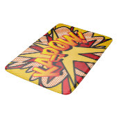 KA-POWおもしろいレトロ漫画ブックアーポップ・アートのト バスマット (アングル)