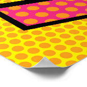 KA-POWおもしろいレトロ漫画ブックアーポップ・アートのト ポスター (角)