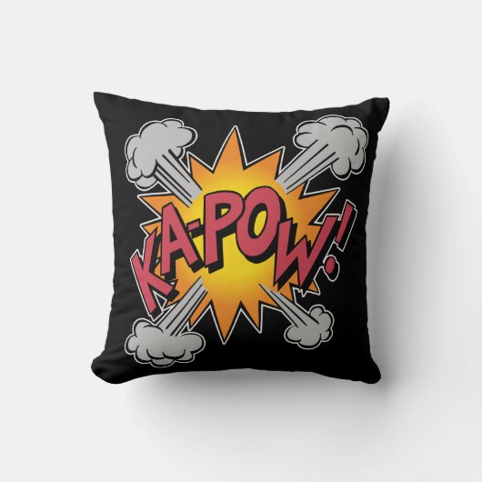 KA-POW! コミック風グラフィック クッション (正面)