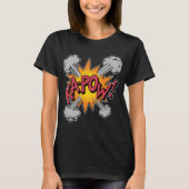 KA-POW! コミック風グラフィック Tシャツ (正面)