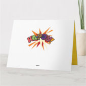 KA-POW! 日付を保存しよう レトロコミックブック ポップアート カード (裏面)