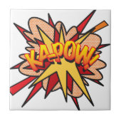 KA-POW 楽しいレトロ漫画ポップアート タイル (正面)