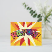 KA-POW 楽しいレトロ漫画ポップアート ポストカード (スタンド正面)