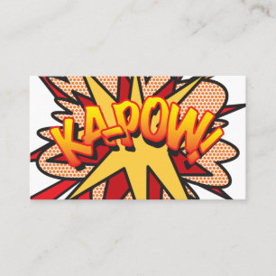 KA-POW 楽しいレトロ漫画 名刺