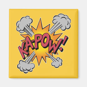 KA-POW! 漫画本のグラフィック マグネット