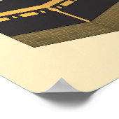 Kaaba - الكعبة - the Kaabah Hand Drawn ポスター (角)