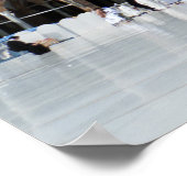 Kaaba in Masjid Al Haram in Meccaサウジアラビア ポスター (角)