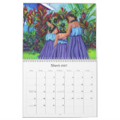 Kaai Hawaii Calendarからアロハ カレンダー (3月 2027)