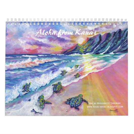 Kaai Hawaii Calendarからアロハ カレンダー (カバー)