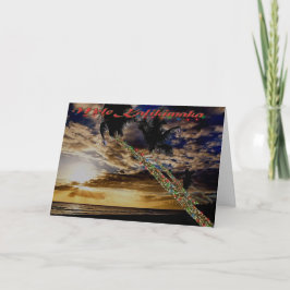 Kaanapaliのやし休日カード シーズンカード