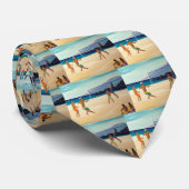 Kaanapaliのビーチバレー ネクタイ (ロール)