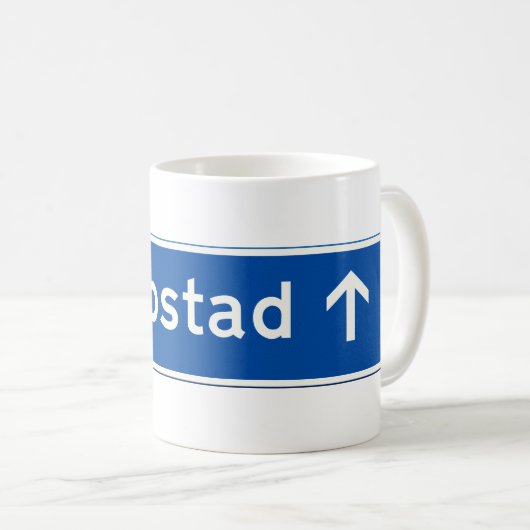 Kaapstad Road sign コーヒーマグカップ (正面右)