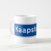 Kaapstad Road sign コーヒーマグカップ (正面左)