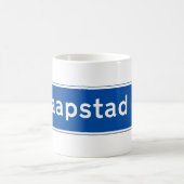 Kaapstad Road sign コーヒーマグカップ (中央)