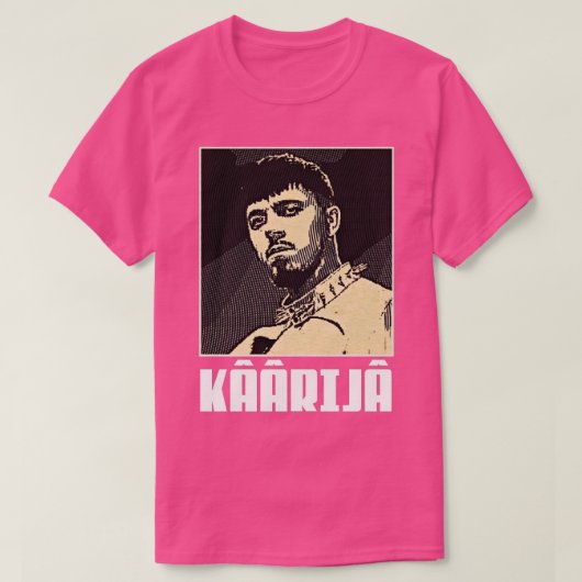 Kaarija Cha Cha Eurovisionの歌コンテスト Tシャツ (デザイン正面)