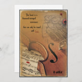 Kaart enkel Hafiz - thousend-stringed instrument (正面/裏面)