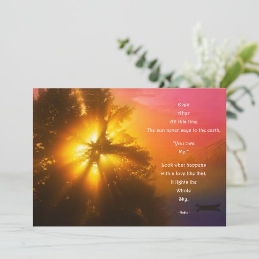 Kaart enkel met Hafiz - Even after all this time (スタンド正面)