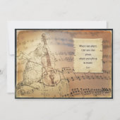 Kaart enkel met Rumi - Everything is music (正面)