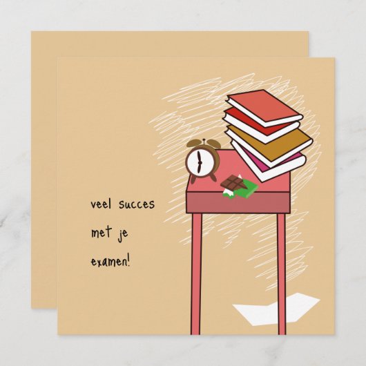 kaart examen カード (正面/裏面)