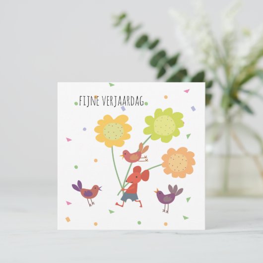 kaart felicitatie カード (スタンド正面)